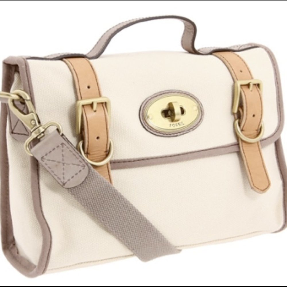 Fossil Reissue Vintage Canvas Crossbody - image 1